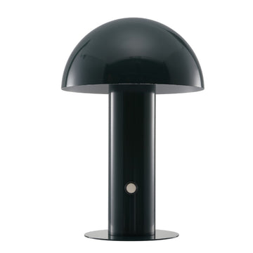 Boletus 10.75" Contemporary Bohemian Rechargeable/Cordless Iron Integrated LED Mushroom Table Lamp
